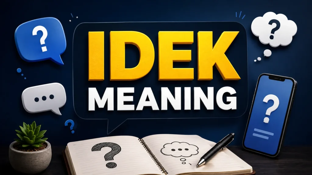 IDEK Meaning