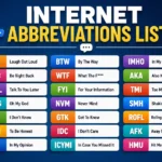 Internet Abbreviations
