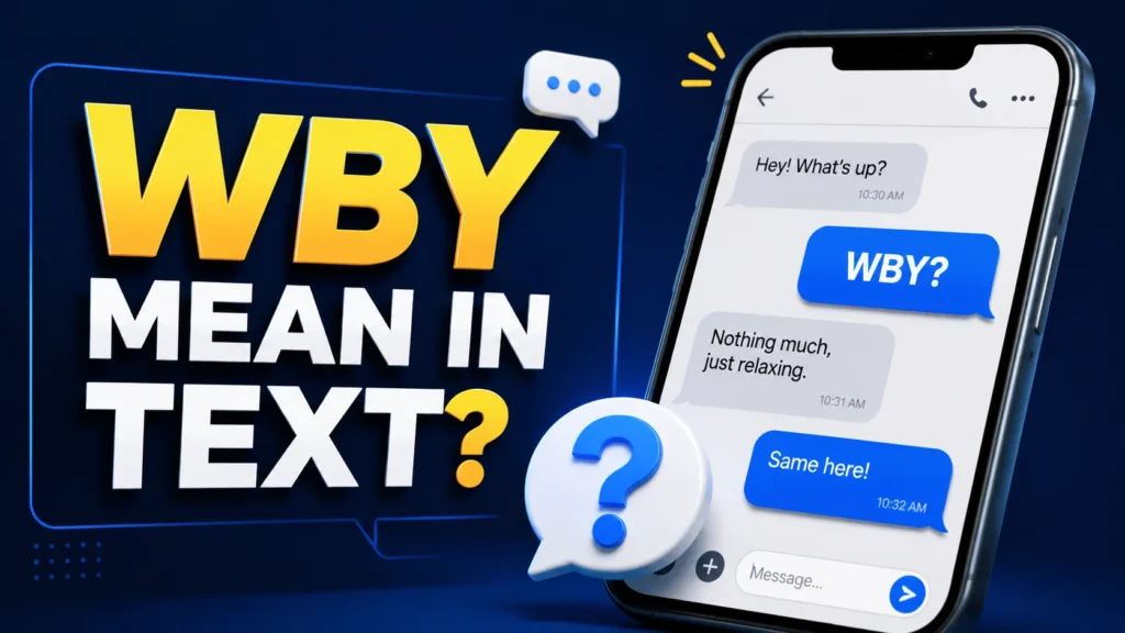 wby mean in text 2