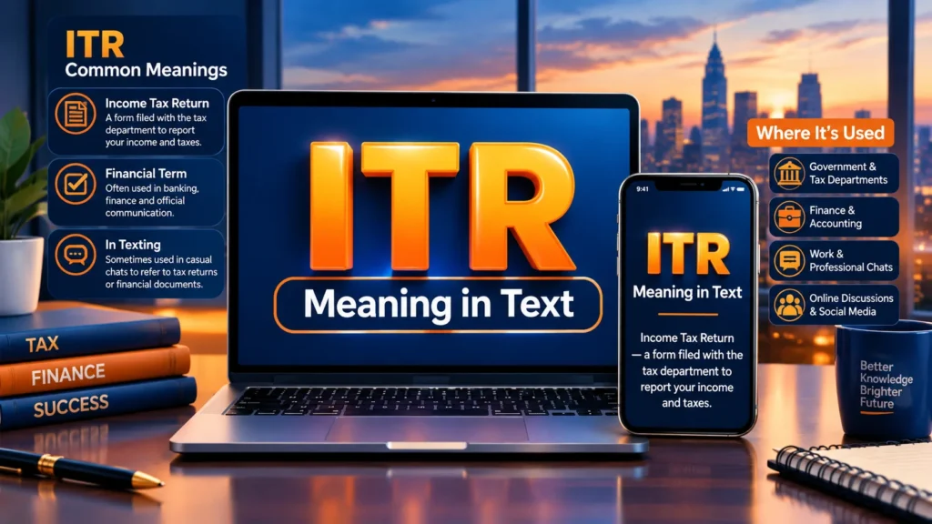 ITR Meaning