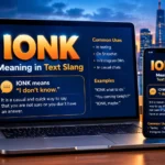 IONK Meaning